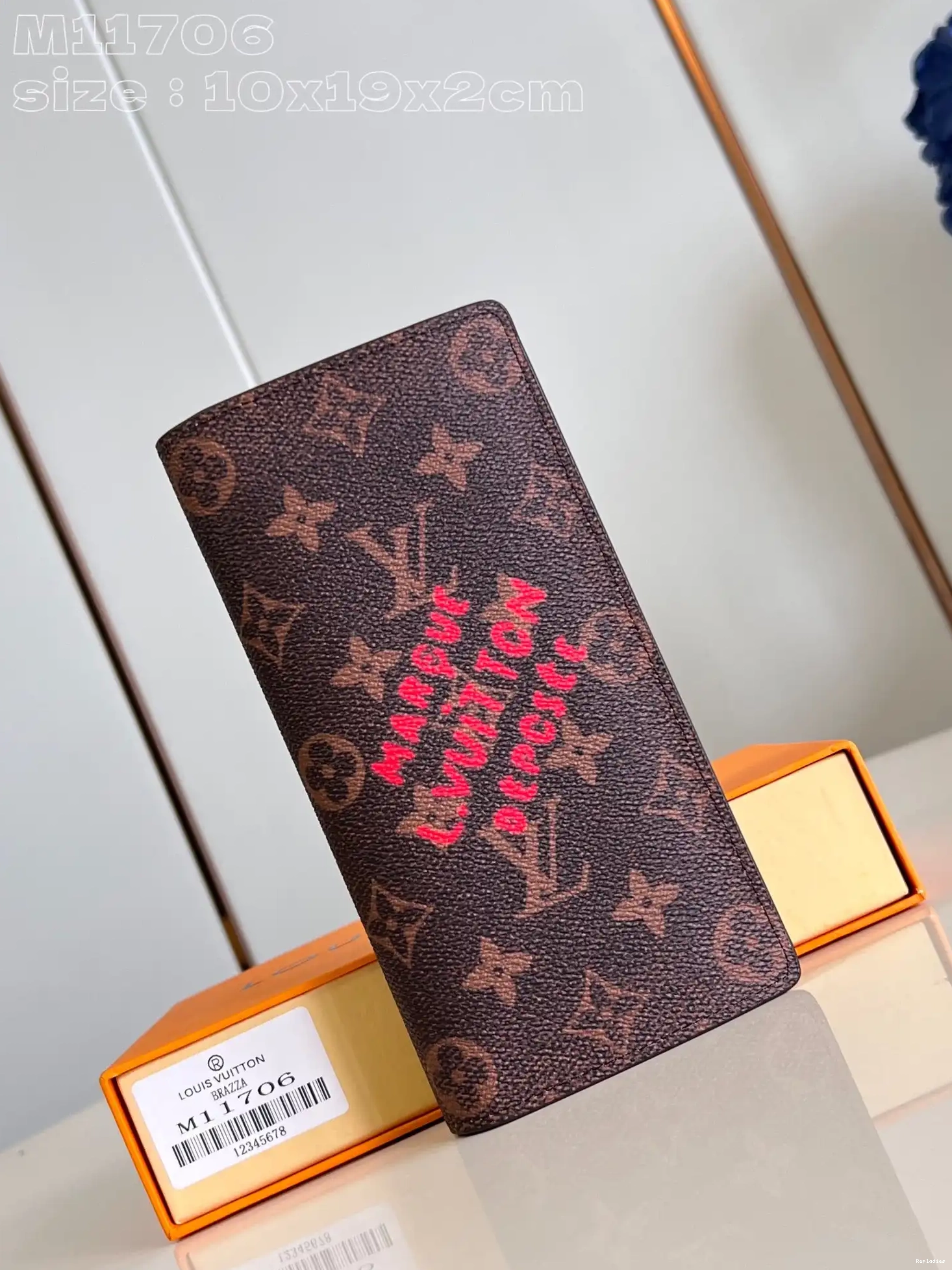 Cheap VUITTON BRAZZA LOUIS WALLET-10*19*2cm 0626